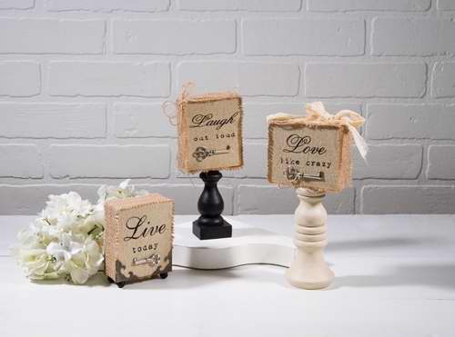 Sign-Keys To A Happy Life (Set Of 3)