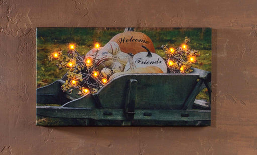 Canvas-Harvest/Welcome Friends (Radiance Lighted) (9 x 16)