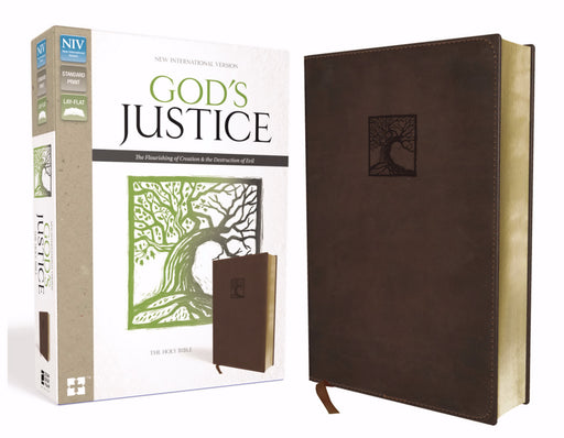 NIV God's Justice: The Holy Bible-Brown Duo-Tone