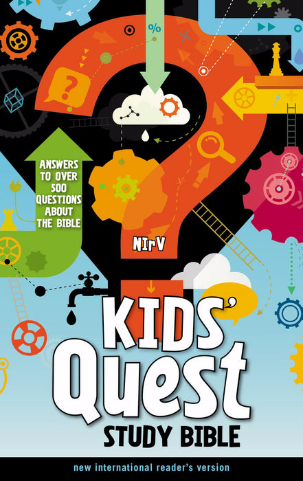 NIrV Kids' Quest Study Bible (Updated)-Printed Hardcover