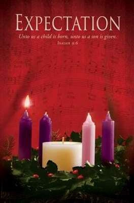 Advent 1st Sunday/Expectation (Pack Of Bulletin