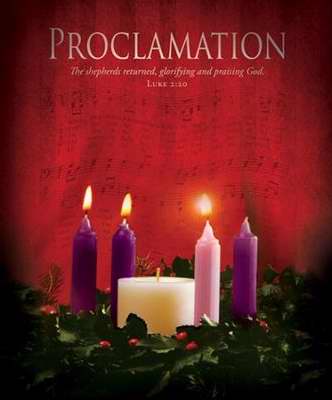 Bulletin-Advent Week 3: Proclamation-Legal Size (Pack Of 100) (Pkg-100)