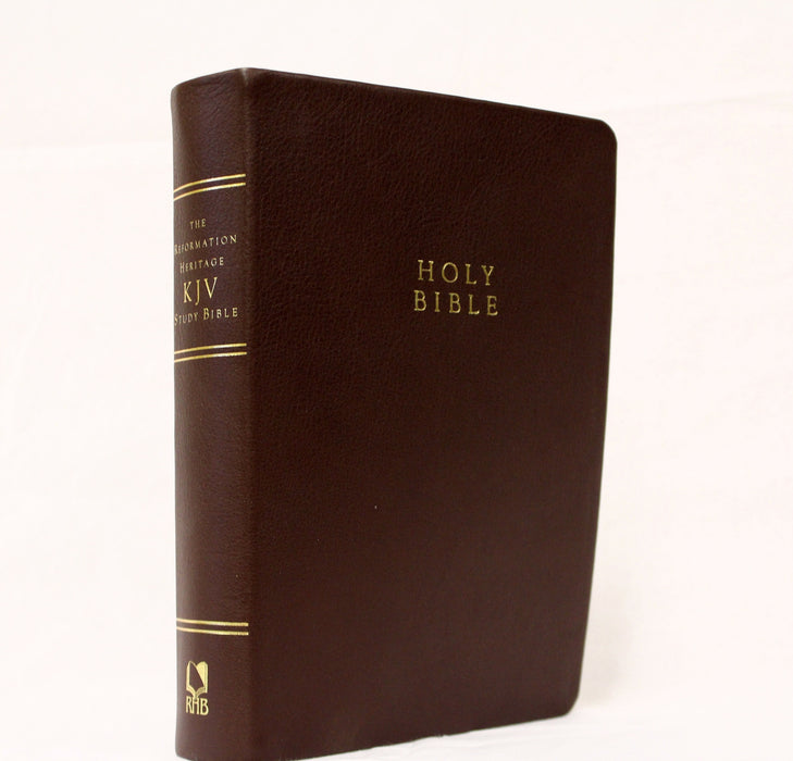 KJV Reformation Heritage Study Bible-Brown Vachetta Leather