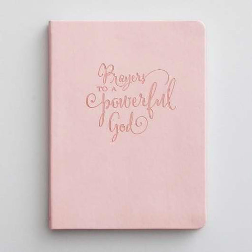 Journal-Prayers To A Powerful God-Pink (Guided)