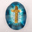 Plate-Cozenza Collection-Faith Cross (12" Oval)