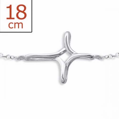 Bracelet-Chain Cross-925 (Sterling Silver)