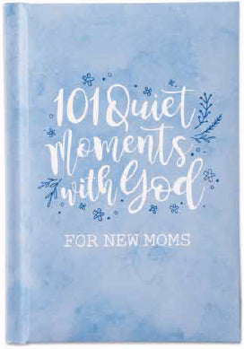 101 Quiet Moments With God For New Moms-Blue