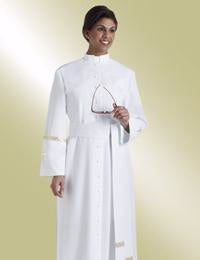 Clergy Cassock-H212F/HF609-White
