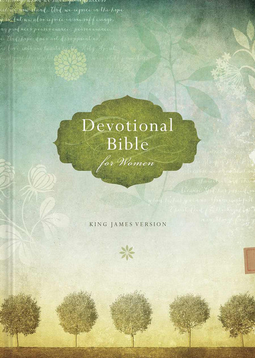 KJV Devotional Bible For Women-Trees Hardcover
