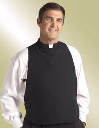 Clerical Shirt Front-H171/17 Long-Black