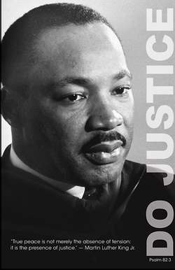 Bulletin-Do Justice/Martin Luther King (African-American) (Pack Of 50) (Pkg-50)