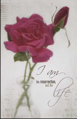 Bulletin-I Am The Resurrection And The Life (Funeral) (Pack Of 50) (Pkg-50)