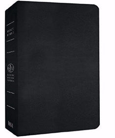 MEV Giant Print Bible-Black LeatherLike