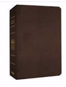 MEV Giant Print Bible-Brown LeatherLike