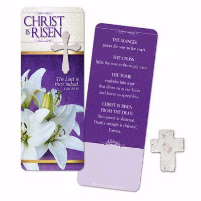 Plantable Seed Cross And Bookmark