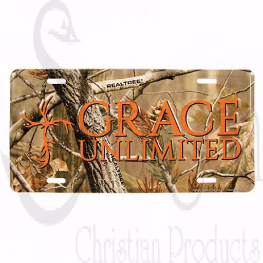 Auto Tag Frame-Realtree-Grace Unlimited-Camo