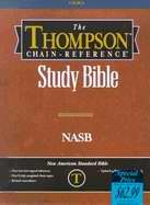NASB Thompson Chain-Reference Bible-Black Bonded Leather Indexed