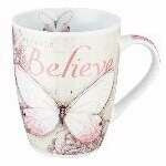 Mug-Butterfly Blessings/Believe w/Gift Box