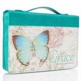 Bible Cover-Classic-Butterfly Blessings/Grace-Medi