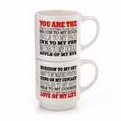 Mug-Stackable-Love Of My Life (Set Of 2 Mugs) (Pkg-2)