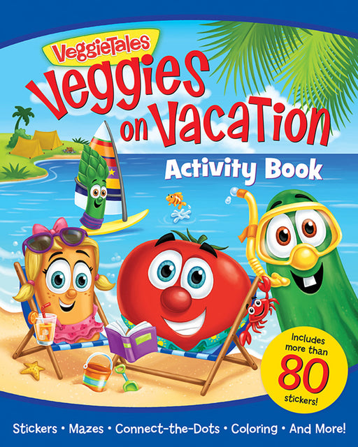 Veggies On Vacation Activity Book W/Stickers