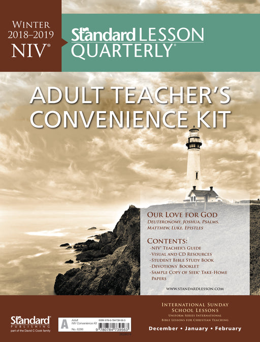 Standard Lesson Quarterly Winter 2018-2019: Adult NIV Teacher's Convenience Kit (#6286)