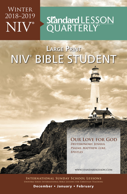 Standard Lesson Quarterly Winter 2018-2019: Adult NIV Bible Student Large Print (#6287)