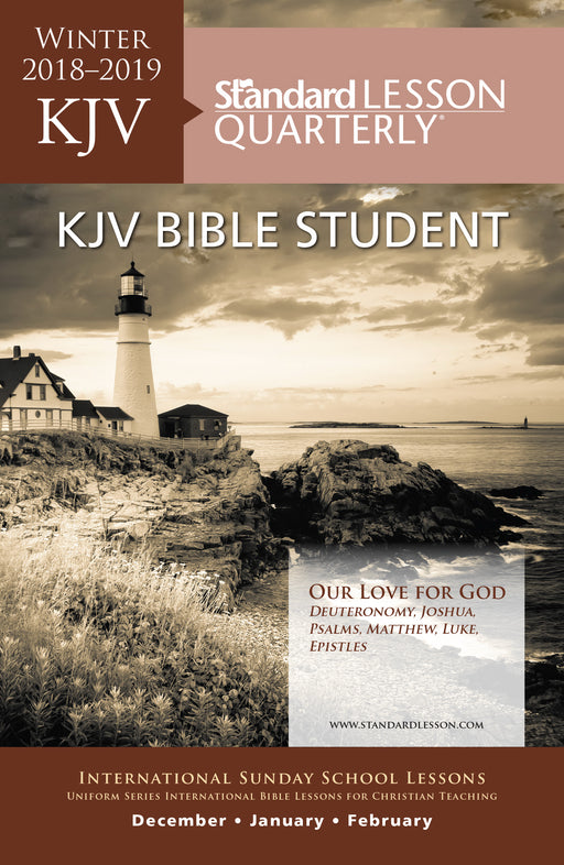 Standard Lesson Quarterly Winter 2018-2019: Adult KJV Bible Student (#6292)