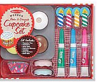 Pretend Play-Bake & Decorate Cupcake Set (25 Pieces) (Ages 3+)
