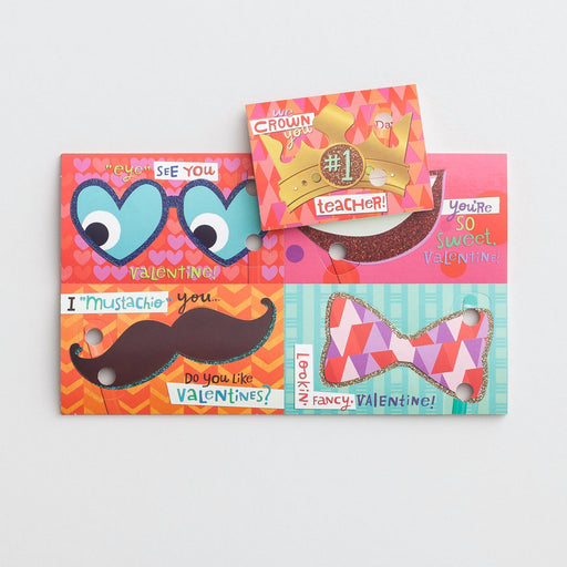 Card-Boxed-Valentine-Silly Disguises (Child) (Box Of 32)  (Pkg-32)