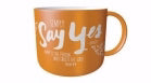 Mug-Simply Say Yes-Psalm 34:8 (Jumbo) (16 Oz)
