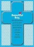Wall Decor-Cross-My First Cross-Beautiful Boy w/Gift Box (7 x 5.25 x .25)