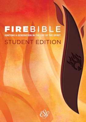 ESV Fire Bible Student Edition-Brass Brown/Chestnut Flexisoft