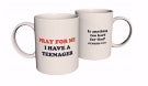 Mug-Pray For Me I Have A Teenager-Genesis 18:14 (Standard)(12 Oz)
