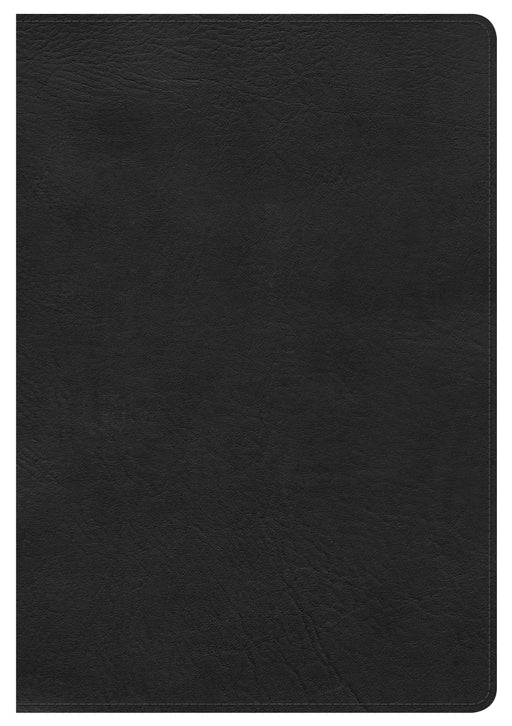 NKJV Giant Print Reference Bible-Black LeatherTouch Indexed
