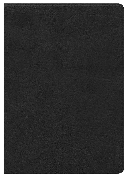 NKJV Large Print Compact Reference Bible-Black LeatherTouch