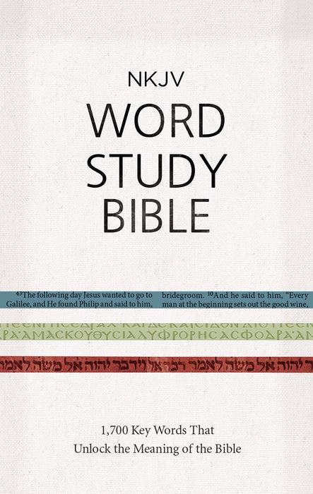 NKJV Word Study Bible-Hardcover