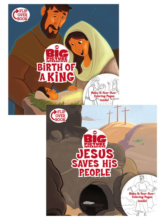 Birth Of A King/Jesus Saves His People Flip-Over Book (Big Picture Interactive)