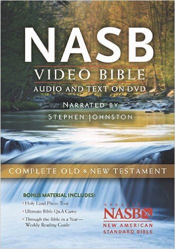 NASB Video Bible: Audio and Text On DVD (Value Price)