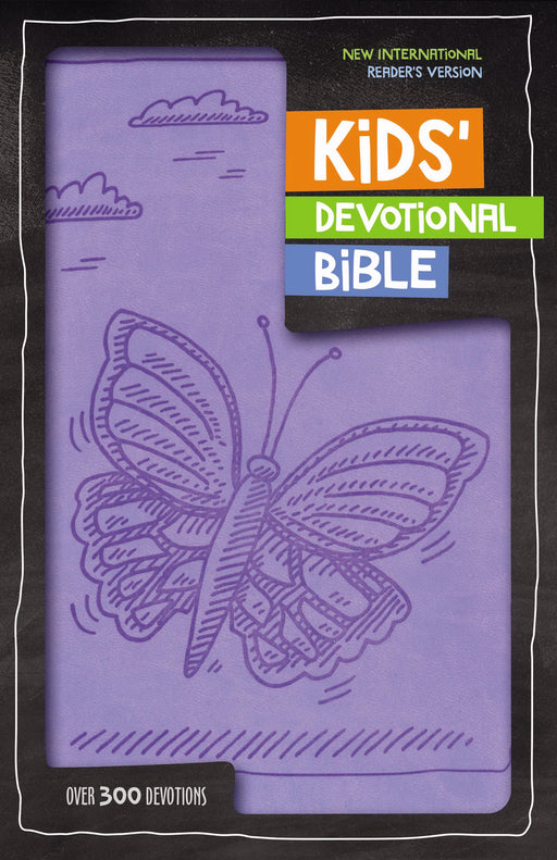 NIrV Kids' Devotional Bible-Lavender DuoTone