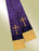 Stole-Pulpit-Empress Satin-Purple w/Latin Cross