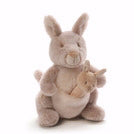 Toy-Plush-Kangaroo & Rattle (Oh So Soft) (11")