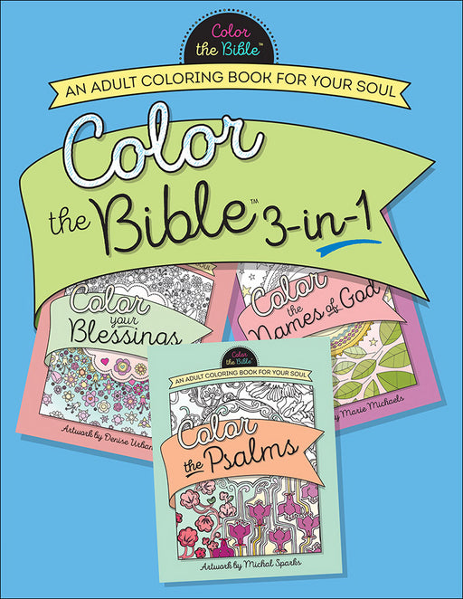 Color The Bible 3-In-1 (Volume 1)