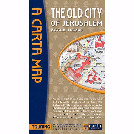 Old City Of Jerusalem Map