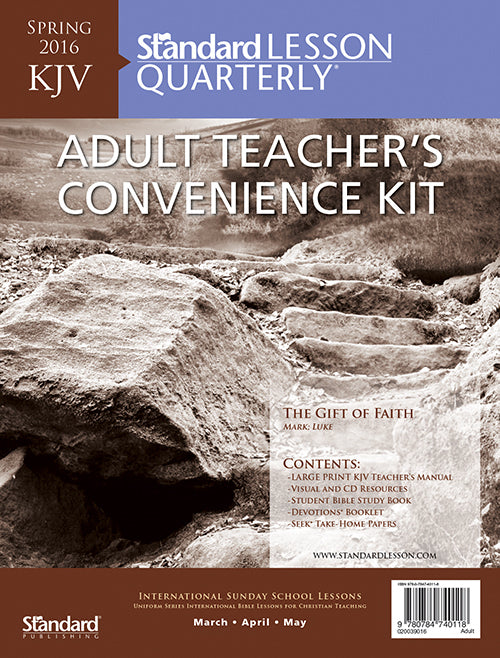 Standard Lesson Quarterly Spring 2019: Adult KJV Teacher's Convenience Kit (#6296)