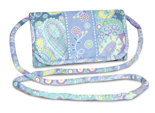 Wallet-Quilted Hanging Wallet-Sea Glass Colors