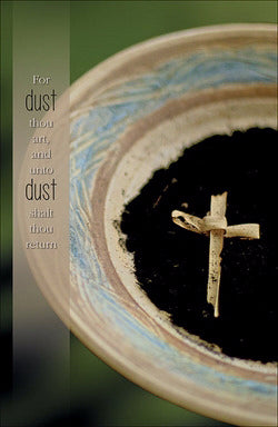 Bulletin-For Dust Thou Art And Unto Dust Shalt Thou Return (Easter) (Pack Of 50) (Pkg-50)
