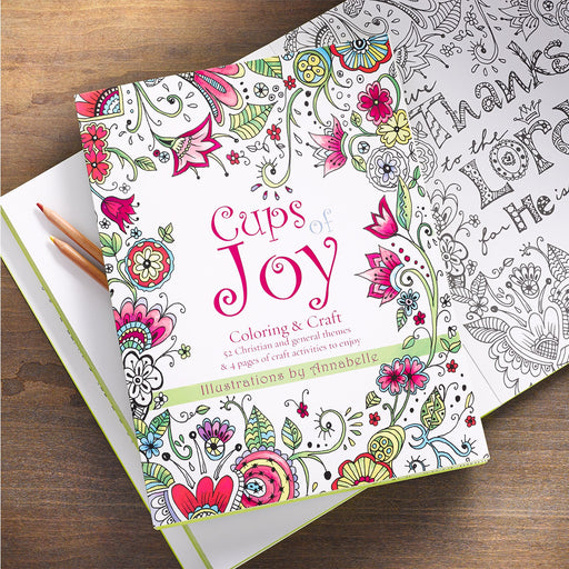 Cups Of Joy Coloring Book w/Punch Out Crafts