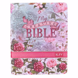 KJV My Creative Bible-Floral Silky Soft Flexcover