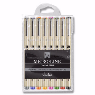 Veritas Microliner Pen Set (8 Assorted Colors)